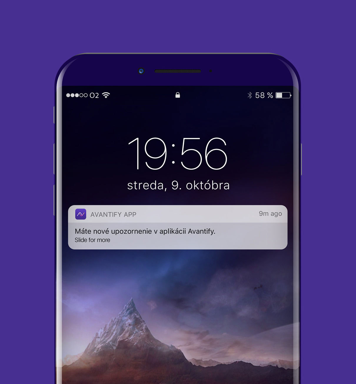Avantify branding notification
