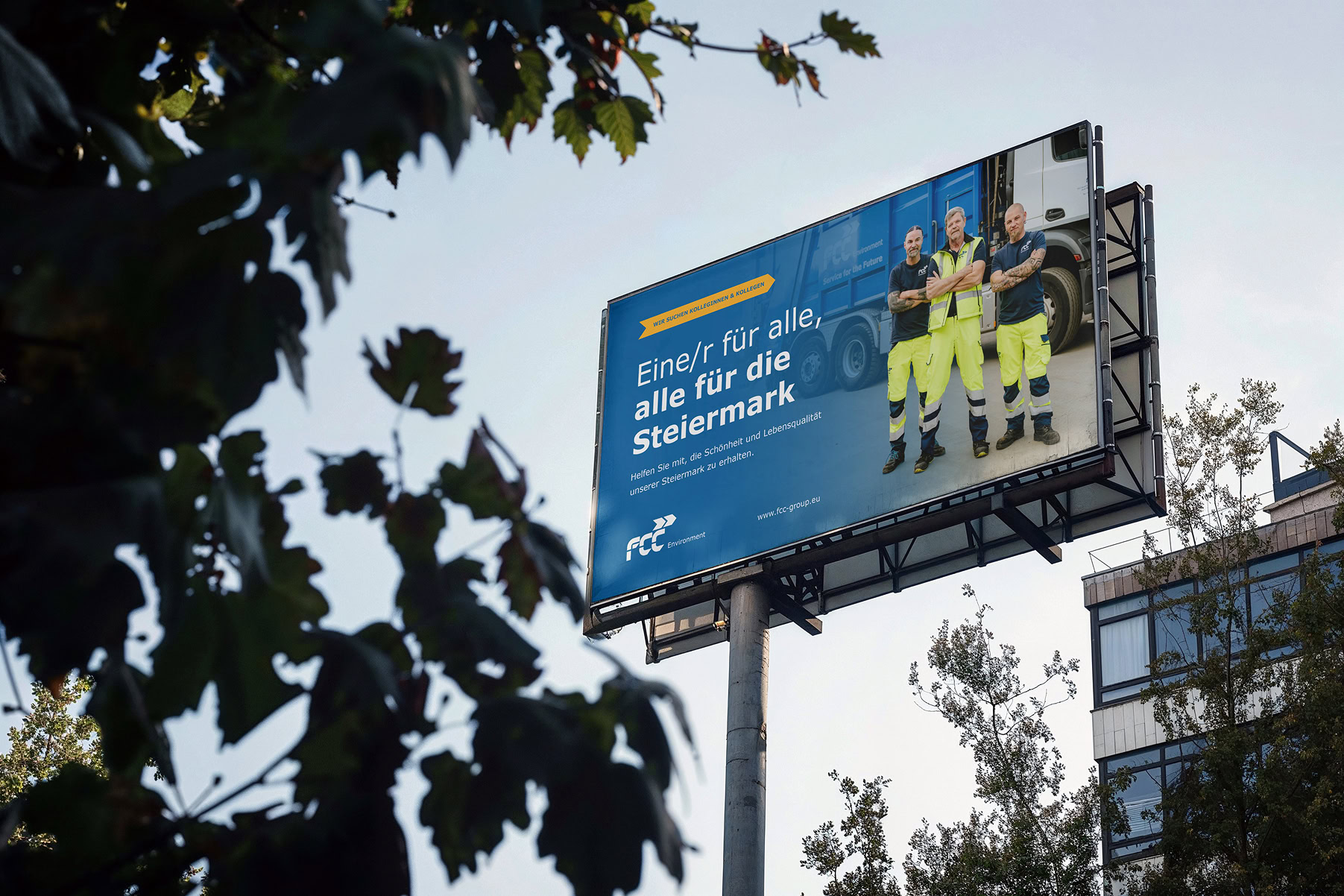 galton fcc employer branding billboard