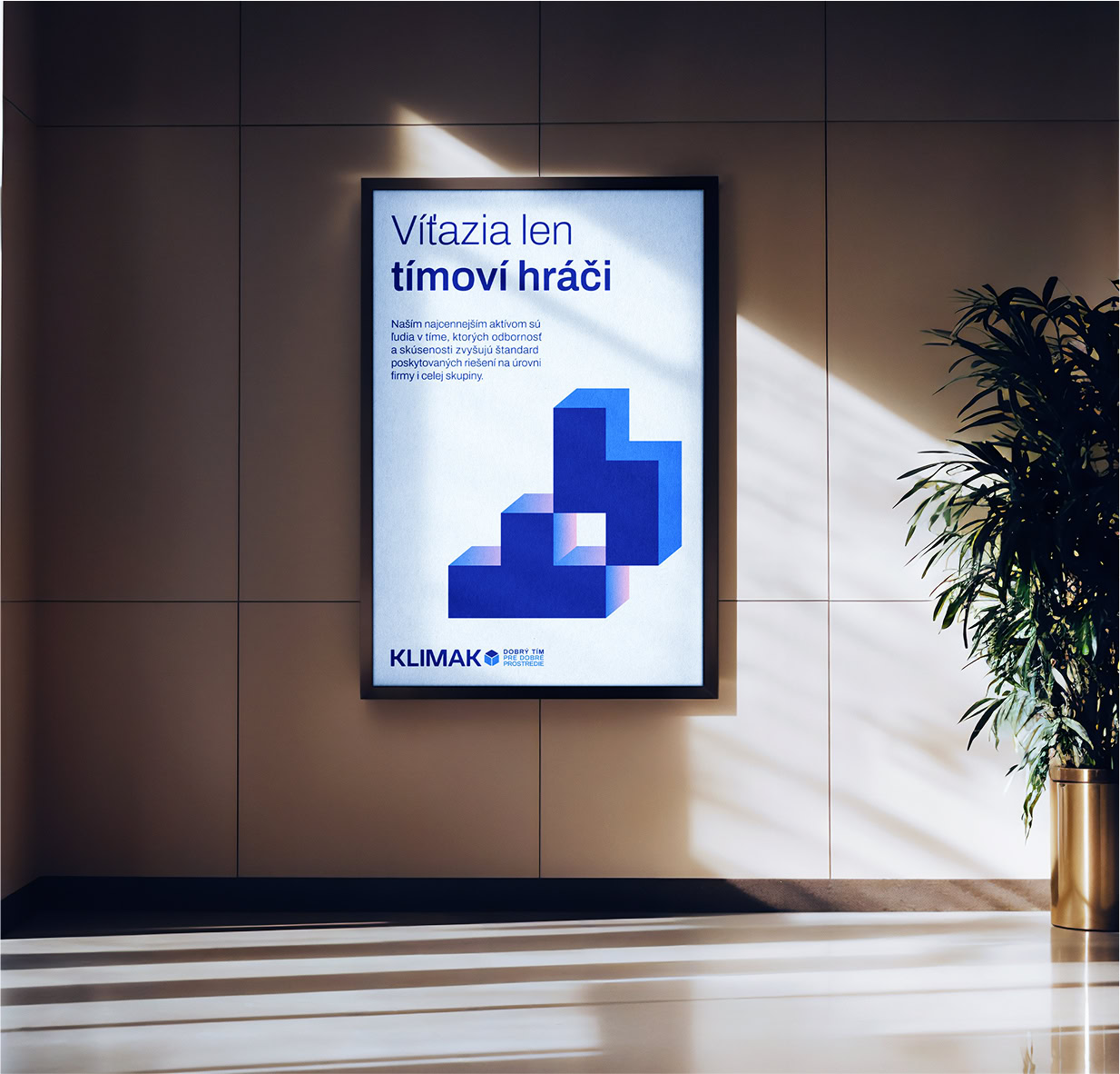 galton klimak brand identity employer branding poster