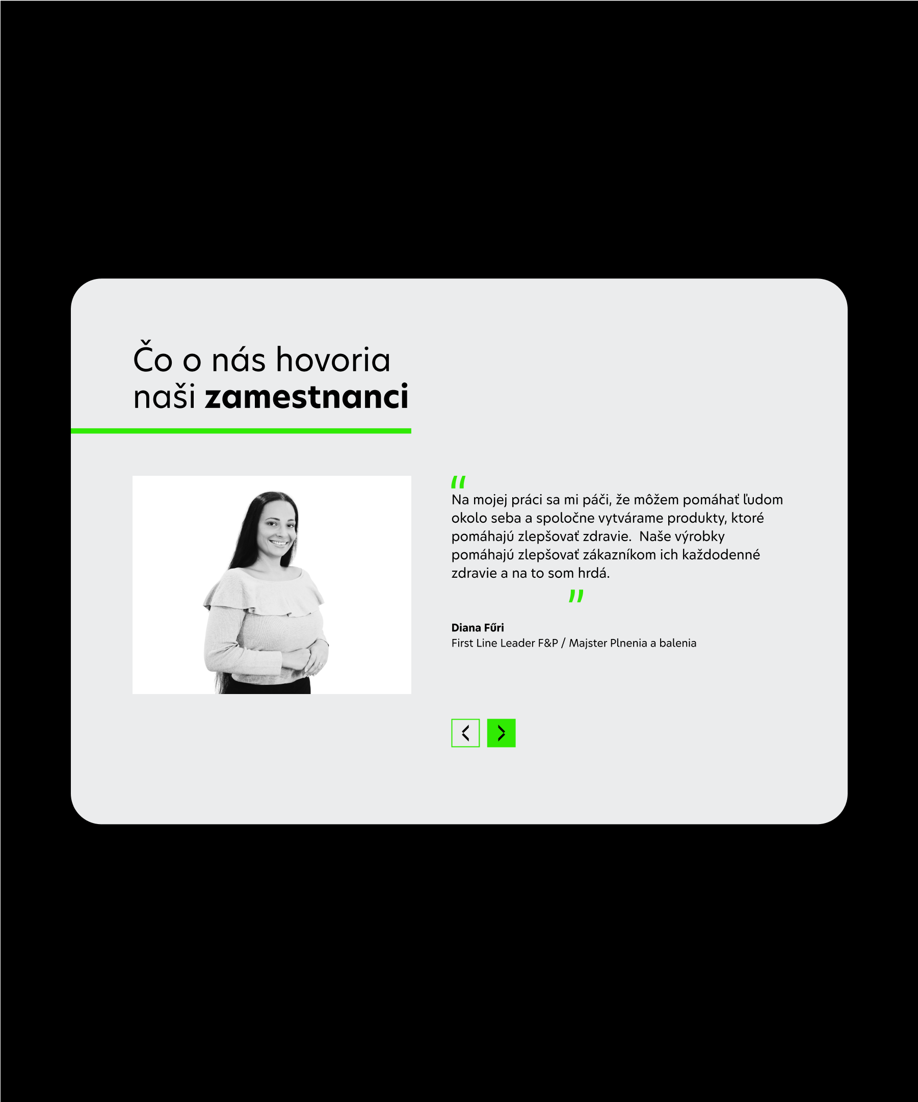 galton haleon employer branding website testimonial