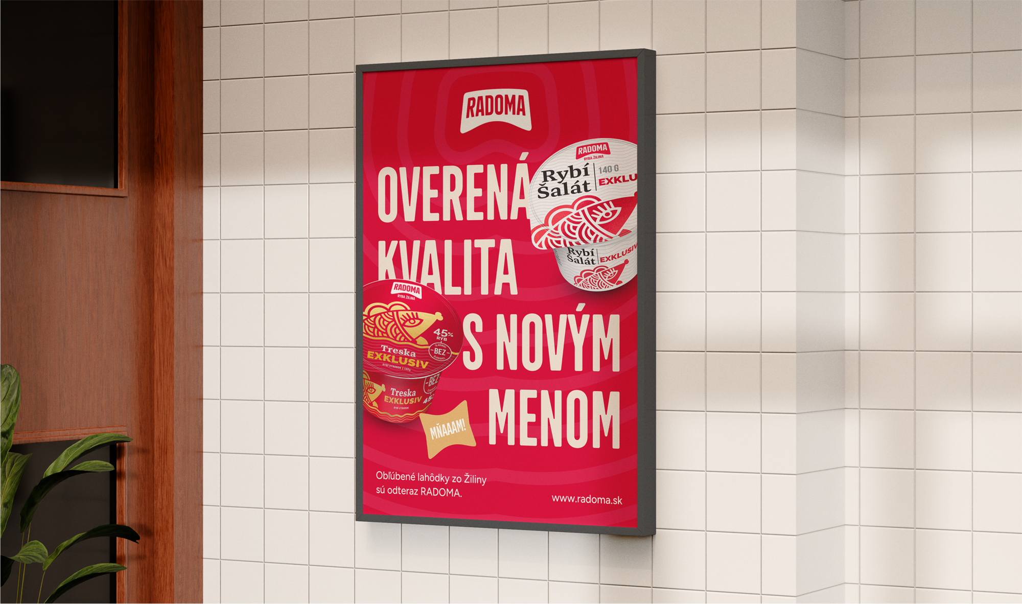 galton radoma rebranding poster