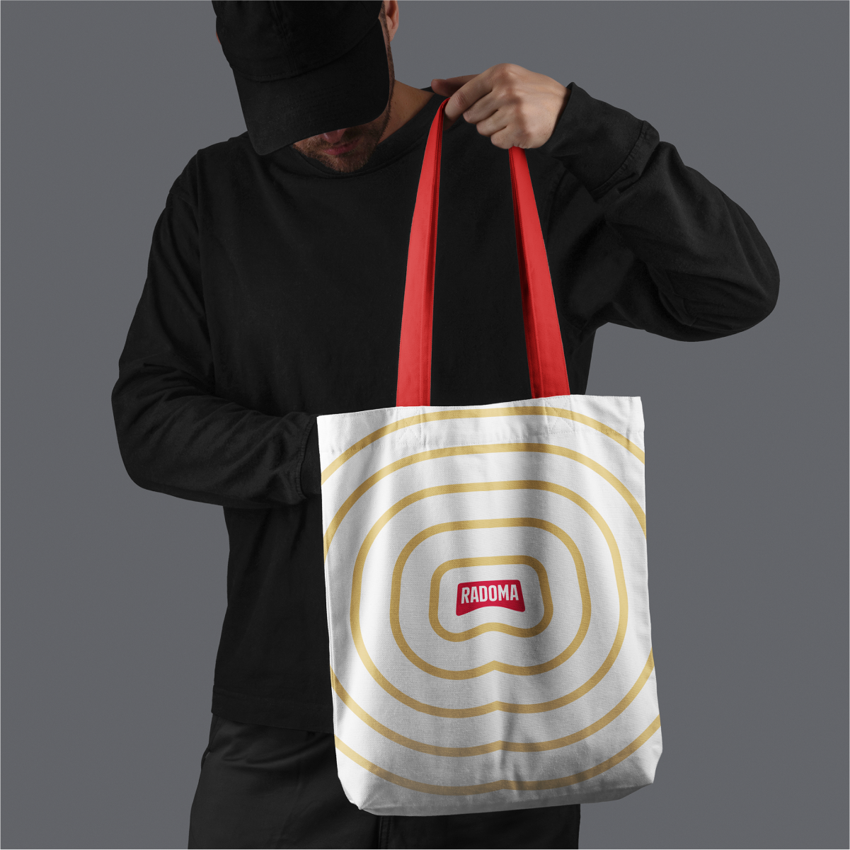 galton radoma rebranding tote bag